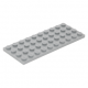 LEGO lapos elem 4x10, világosszürke (3030)